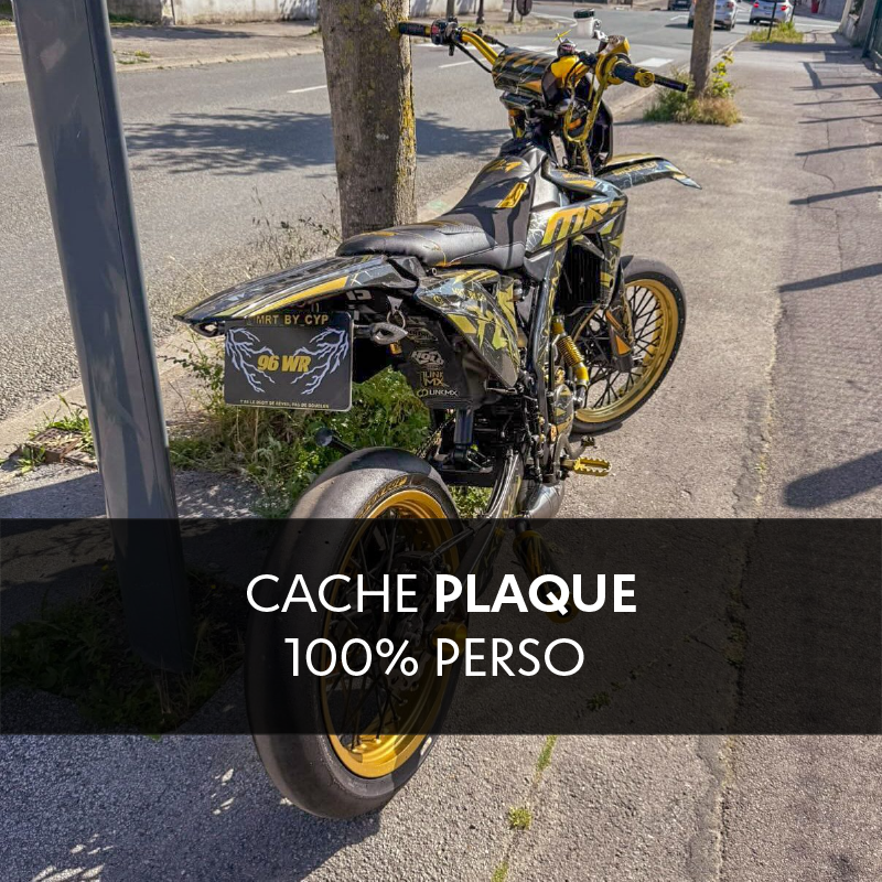 CACHE PLAQUE 100% PERSO