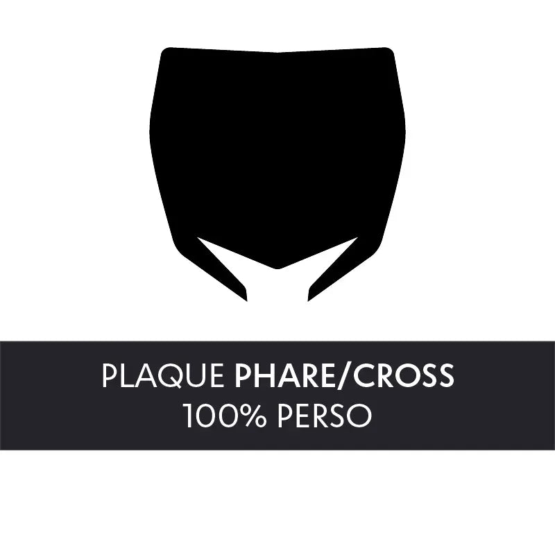 PLAQUE PHARE/CROSS 100% PERSO SMC PARTS
