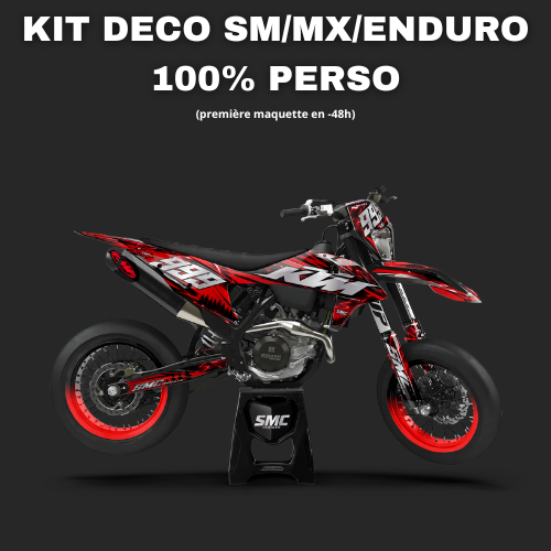 KIT DECO 100% PERSO SM/MX/ENDURO