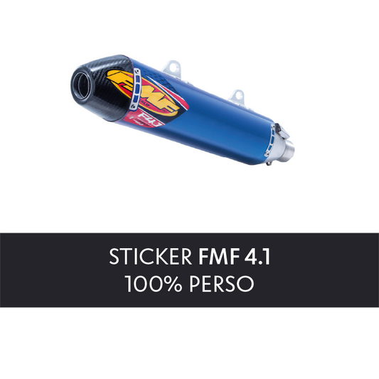 STICKER FMF 100% PERSO